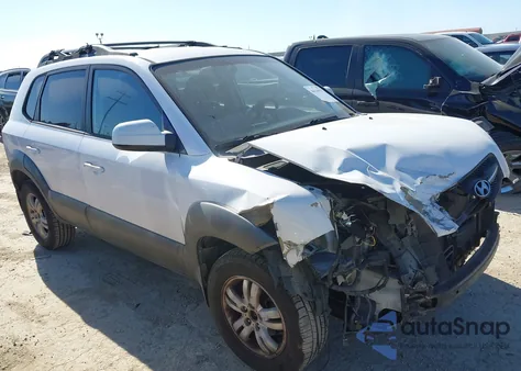 2008 Hyundai Tucson Limited V6/Se из США, поврежденный, VIN KM8JN12D48U909810